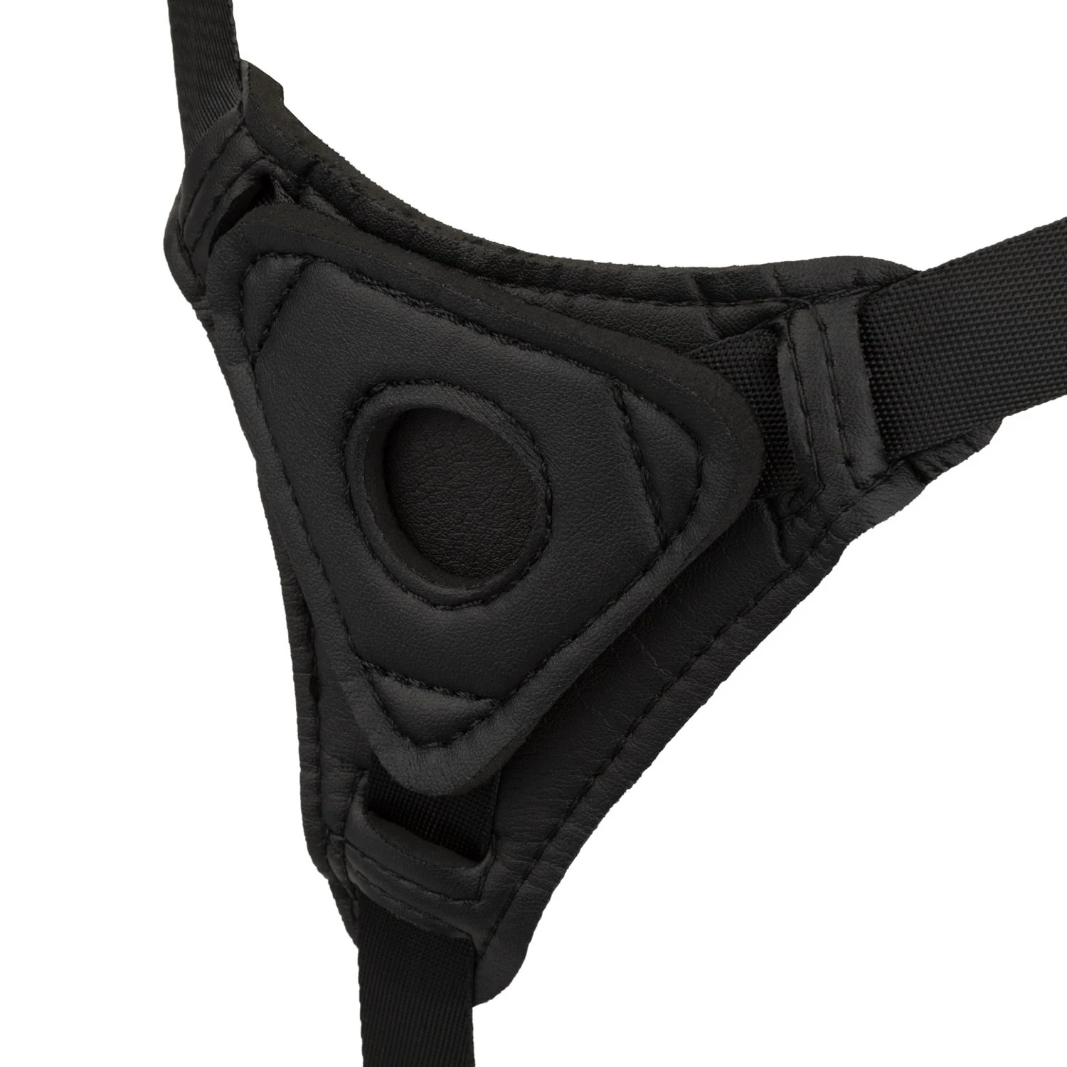 Beiger Dildo mit Saugnapf und Harness für Strap-On