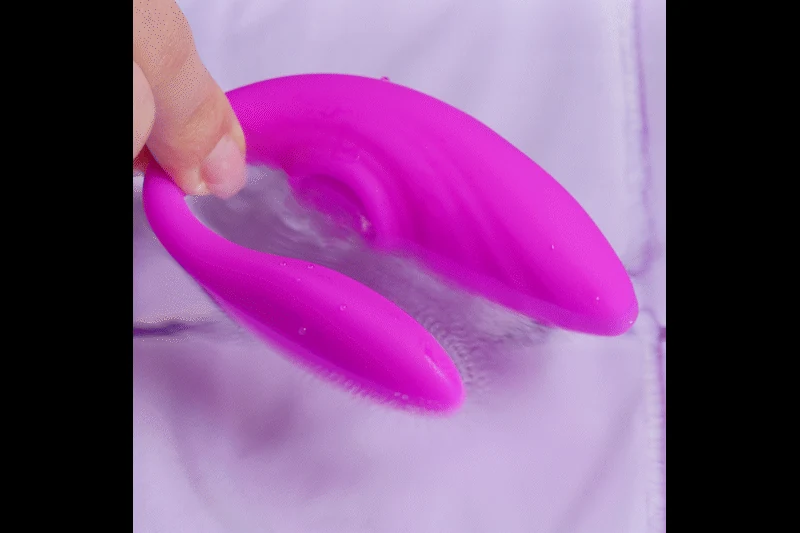 Rosa Paarvibrator mit Fernbedienung, flexiblem Design und 7 Einstellungen