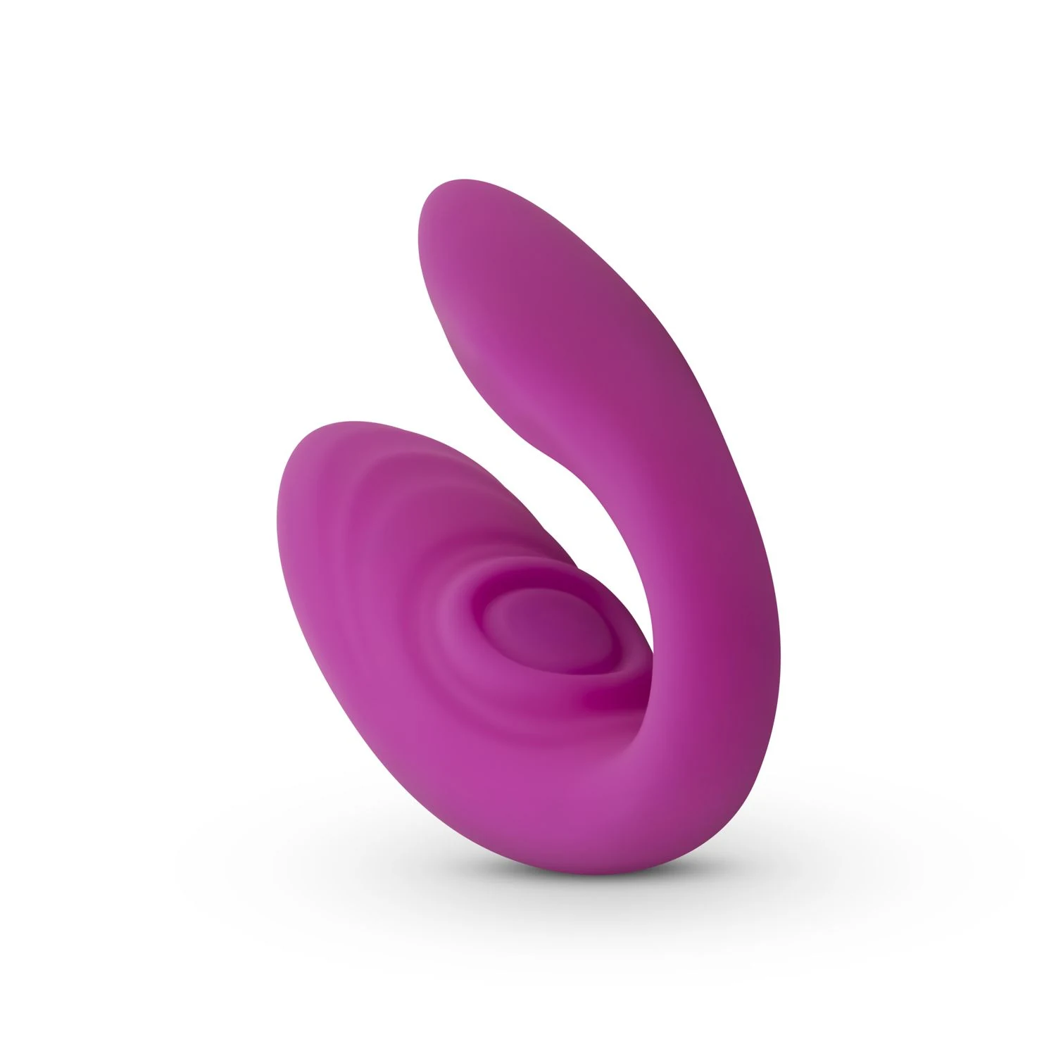 Biegsamer rosa Vibrator für Paare mit Vibration und pulsierender Klopffunktion