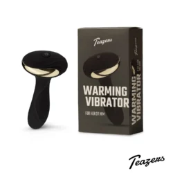 Teazers Analvibrator mit Wärmefunktion in Schwarz