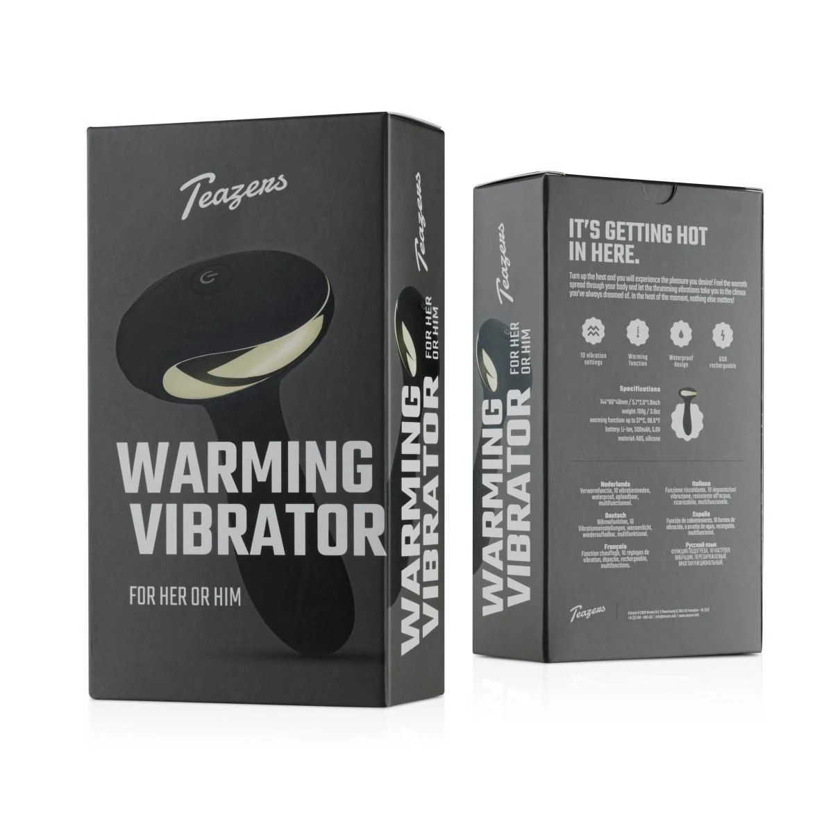 Teazers Analvibrator in Schwarz für erfahrene Nutzer