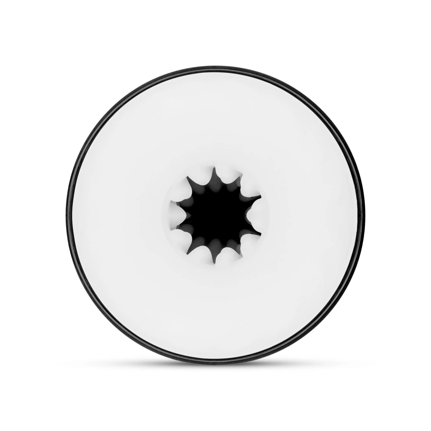Schwarzer Masturbator mit 274 mm Länge und 84 mm Breite