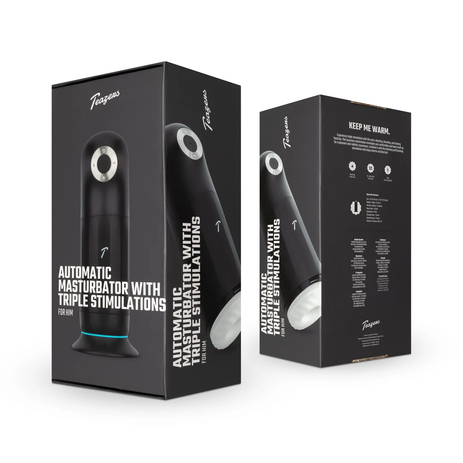 Teazers Masturbator für Ihn mit variierenden Vibrationen