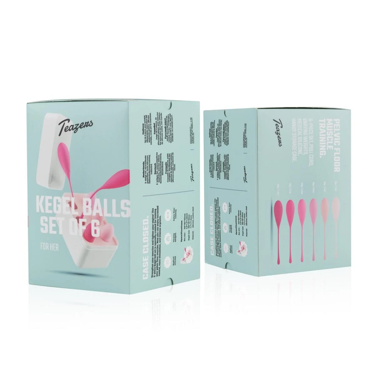 Teazers Set mit Beckenboden Kugeln und Spielzeugtasche