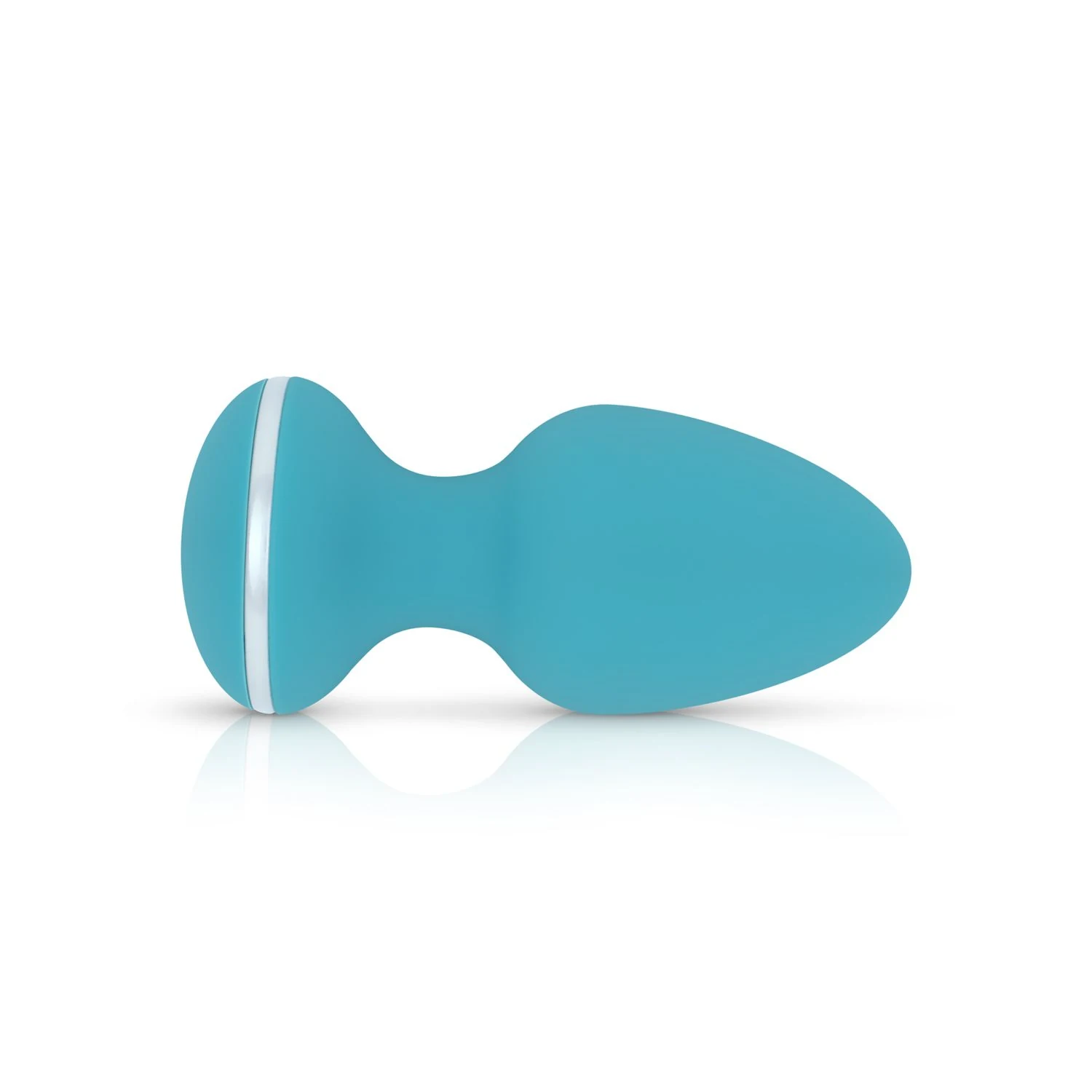 Vibrierender Analplug in Blau mit 10 einstellbaren Vibrationsstufen