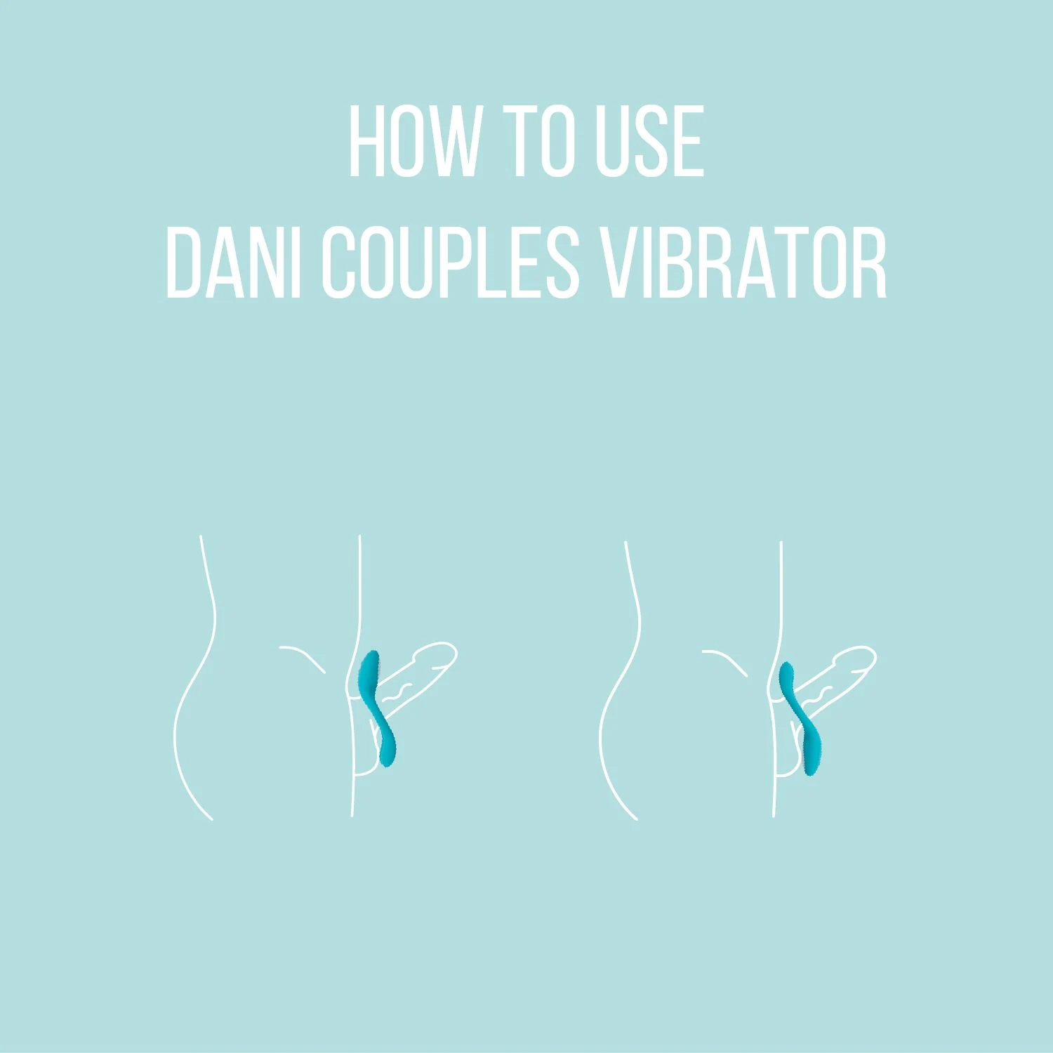 Teazers Dani Vibrator für Paare mit verstellbarer Vibration