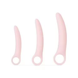Teazers Dilatoren-Set 3-teilig in Rosa mit drei aufeinanderfolgenden Größen
