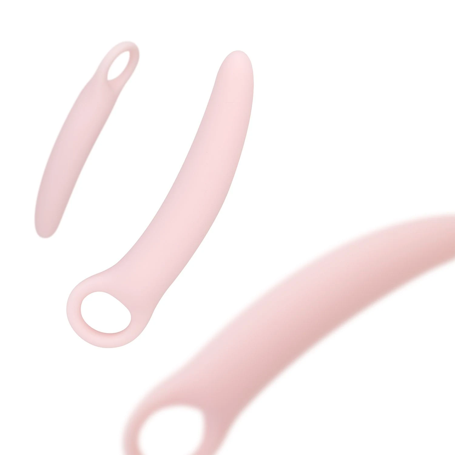 Dilatoren-Set 3-teilig Rosa mit konischer Form für leichtes Einführen