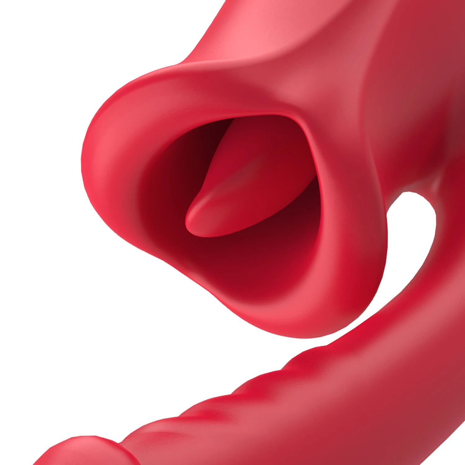 Dildo mit Klitorisstimulator für G-Punkt, Vagina und Klitoris