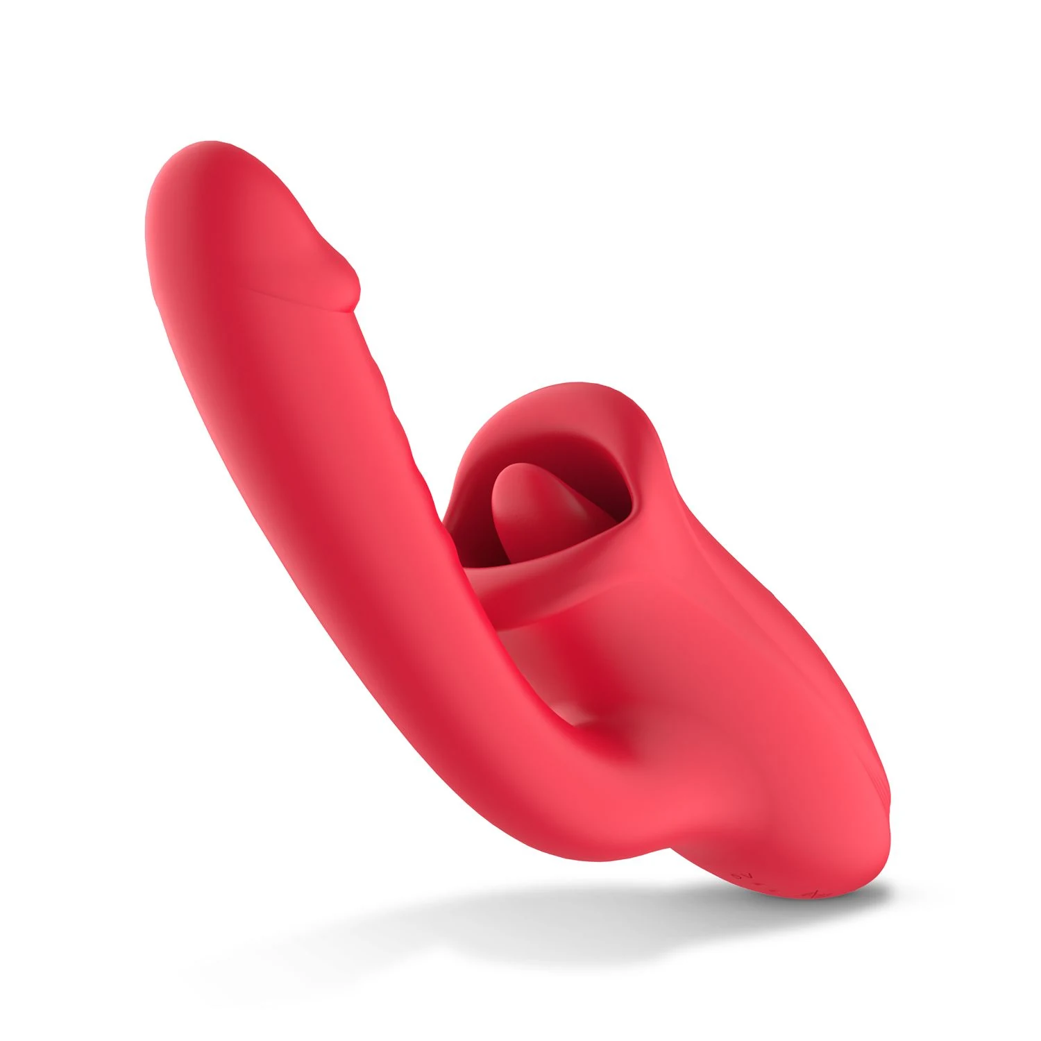 Teazers Dildo mit Druckknopf-Bedienung und USB-Ladekabel
