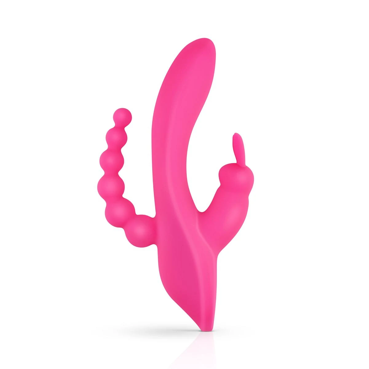 Teazers Doppelter Rabbit-Vibrator mit vaginalem und analem Abschnitt