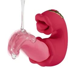 Teazers Double Tongue Vibrator in Rosa mit doppelter Zungenform