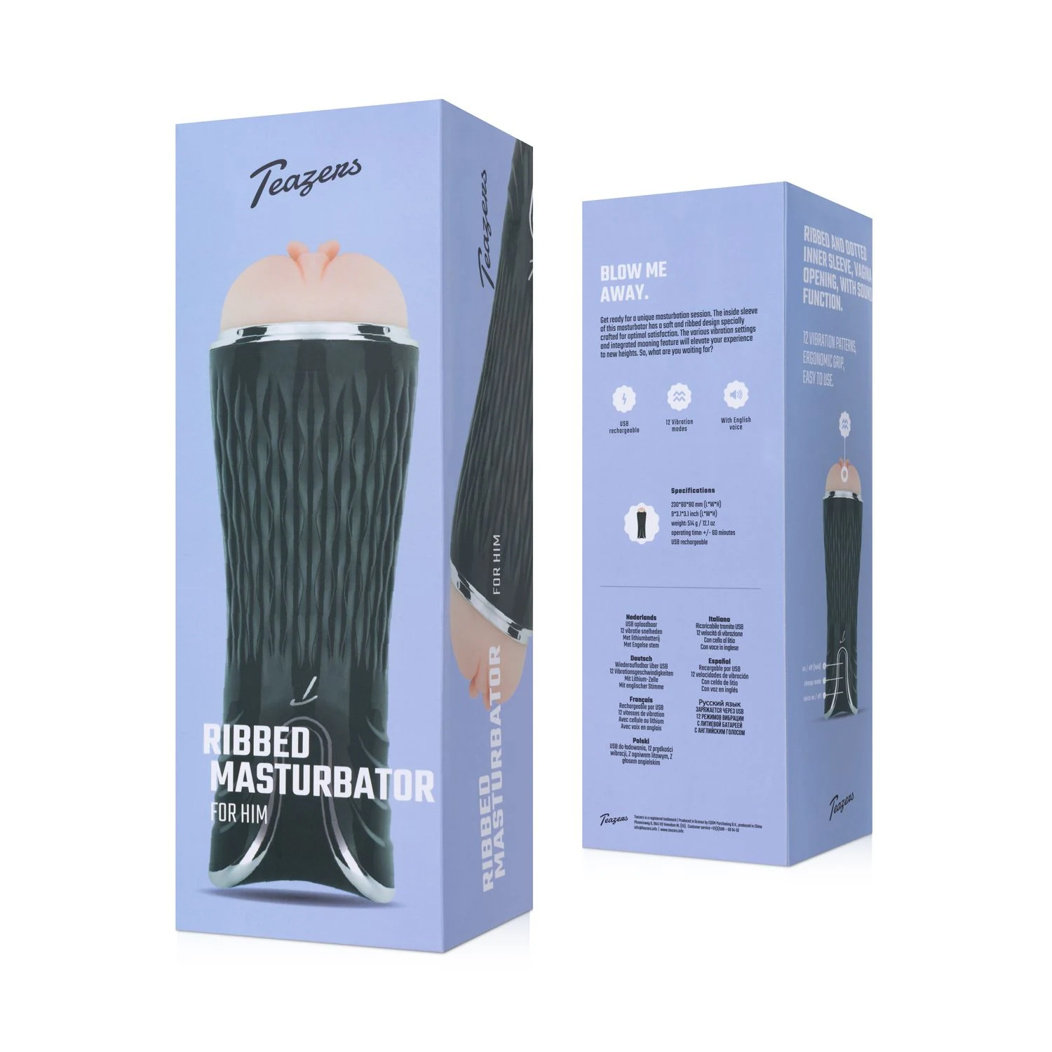 Teazers Masturbator für Beginner mit 12 Vibrationsstufen
