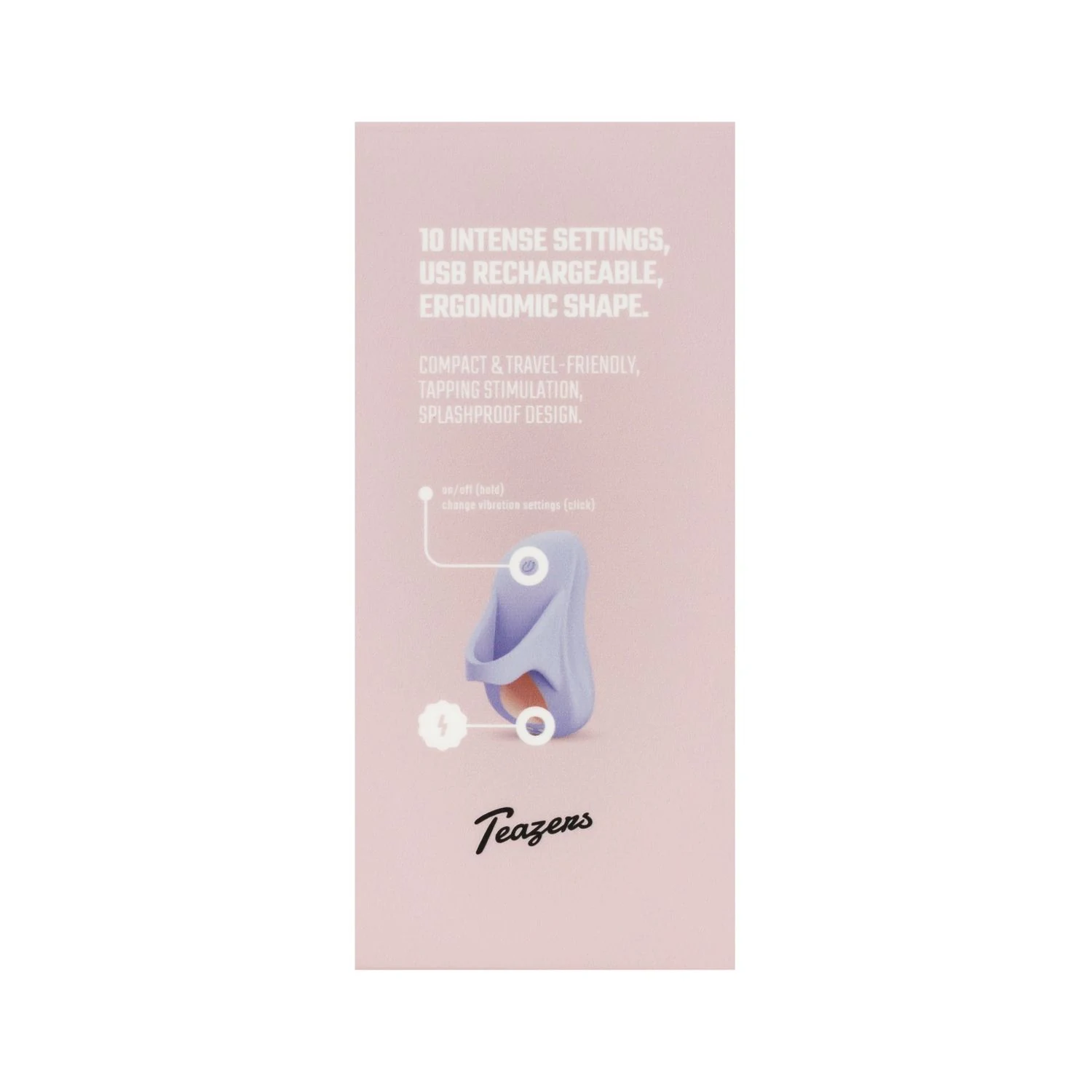 Beginnerfreundlicher lila Fingervibrator von Teazers