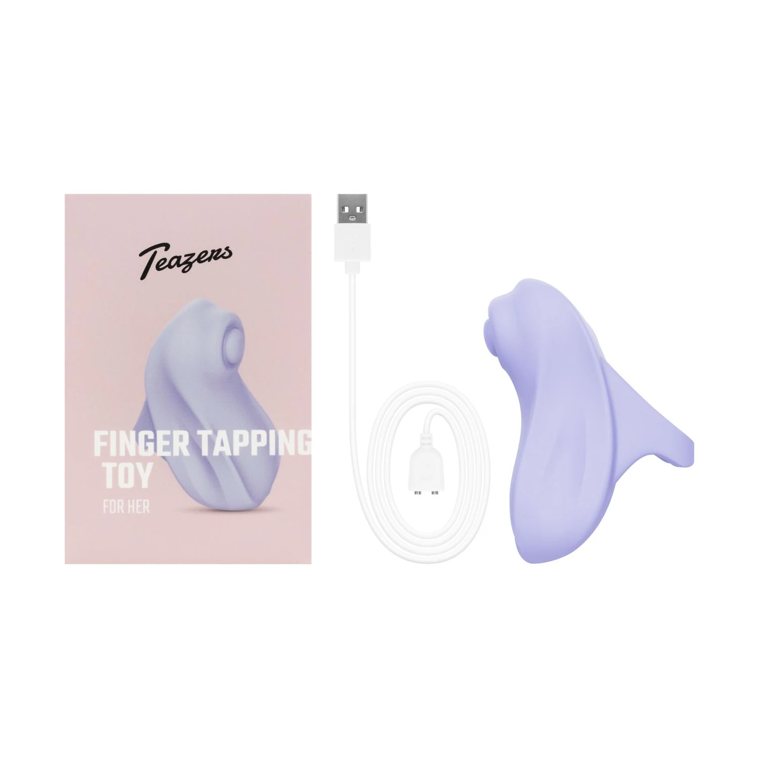 Teazers Fingervibrator für klitorale Stimulation mit Klopfimpulsen