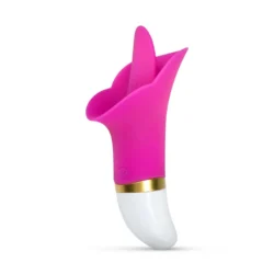 Teazers Flower Touch Klitoris Vibrator in Rosa und Weiß