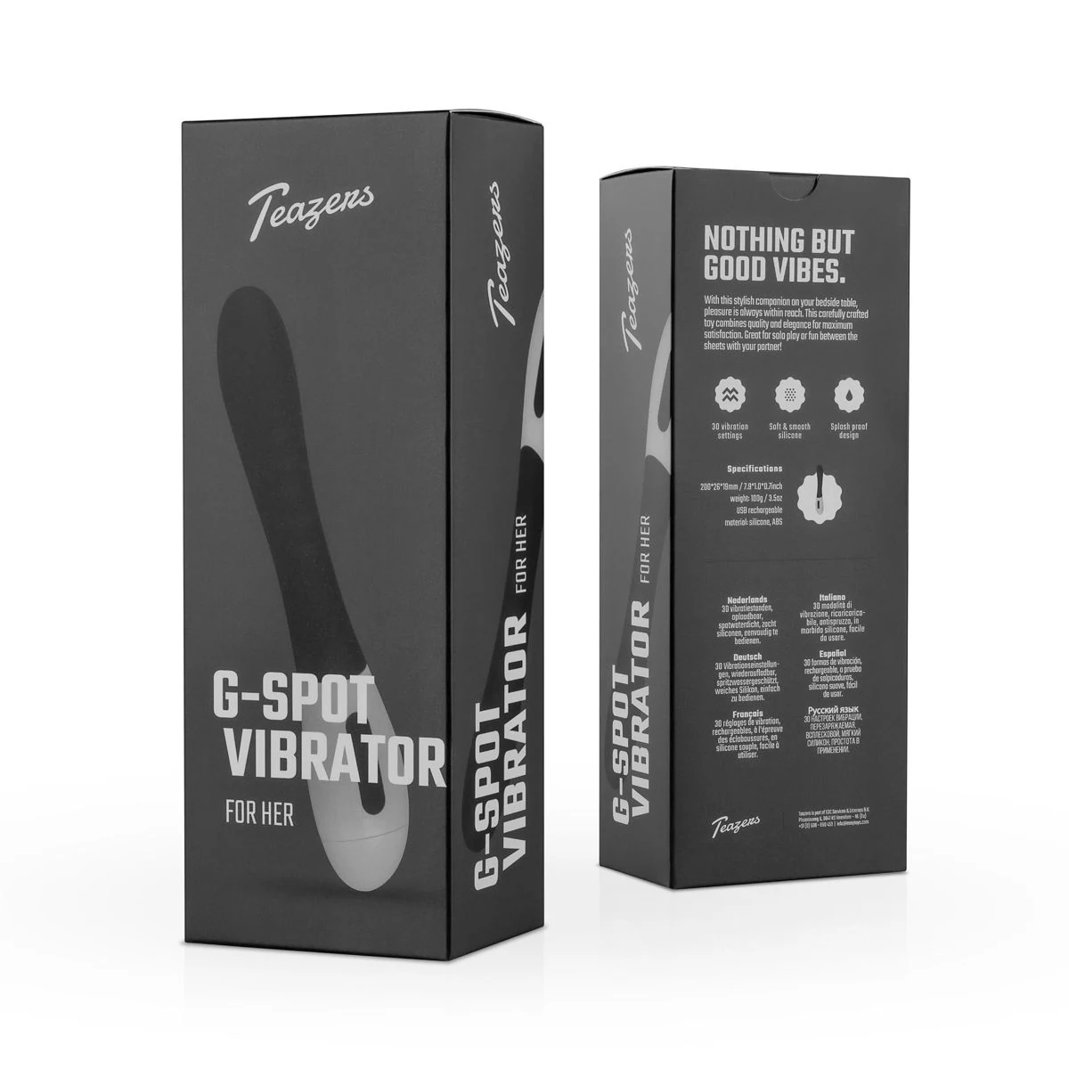 Teazers Vibrator mit 130 mm Einführtiefe und 26 mm maximalem Durchmesser