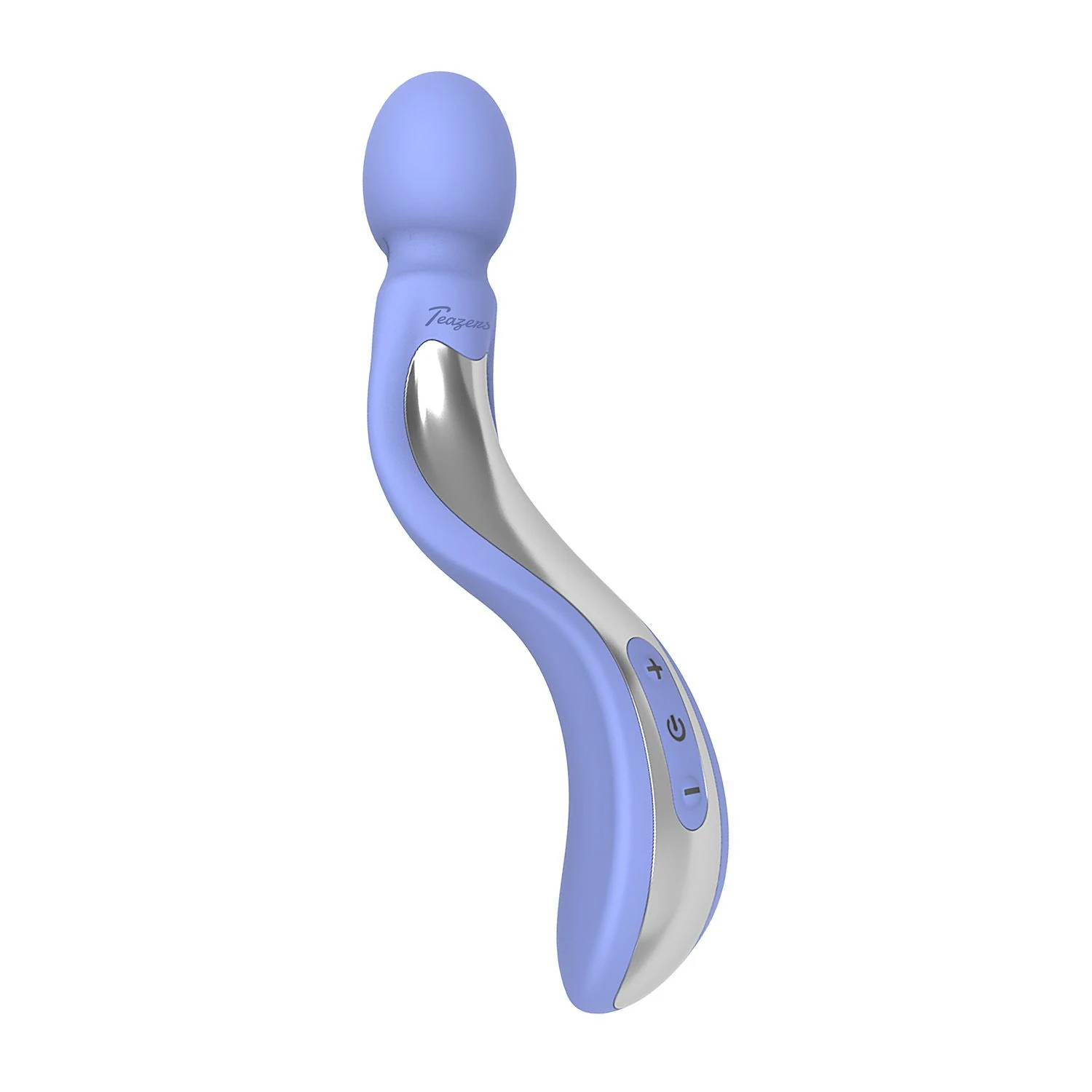 Rosa Teazers Wandvibrator mit sanfter Krümmung und weicher Silikonoberfläche