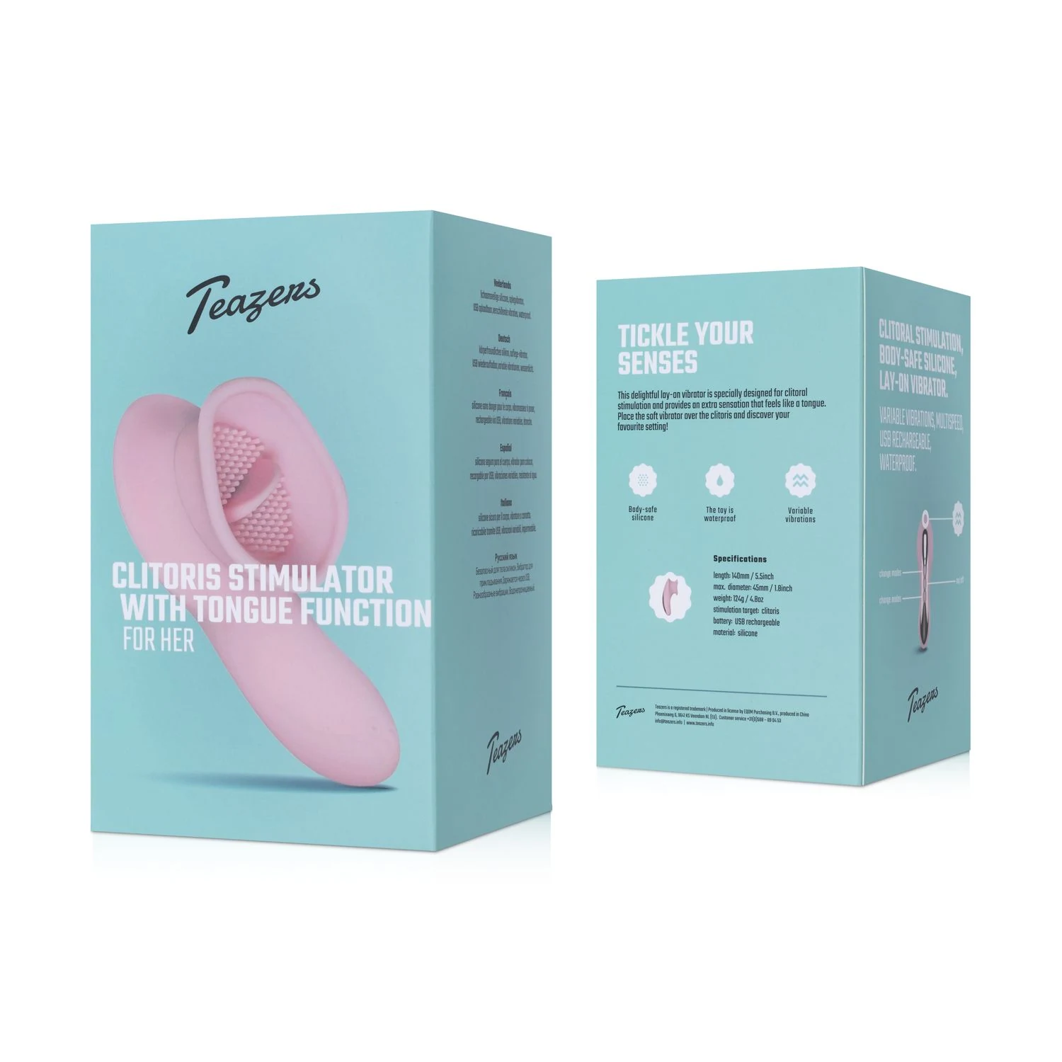 Rosa Teazers Auflegevibrator für Einsteigerinnen