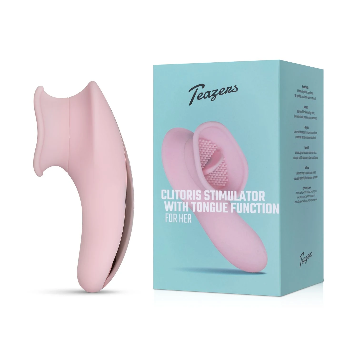 Rosa Auflegevibrator von Teazers zur Klitorisstimulation