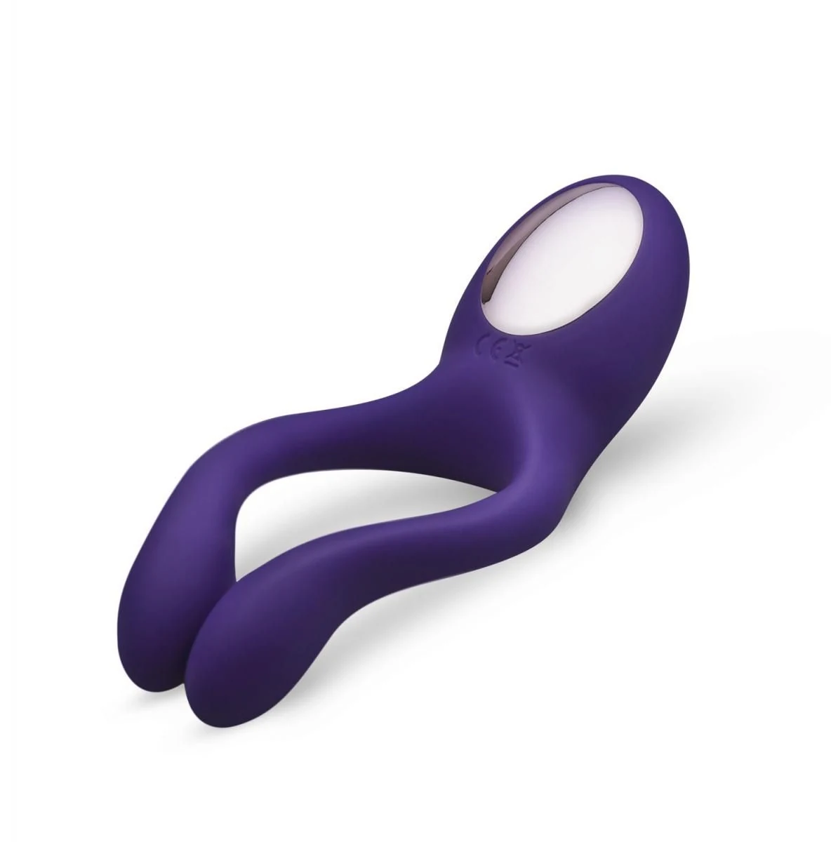 Spritzwassergeschützter Paarvibrator in Lila zur Verwendung mit Gleitmittel auf Wasserbasis