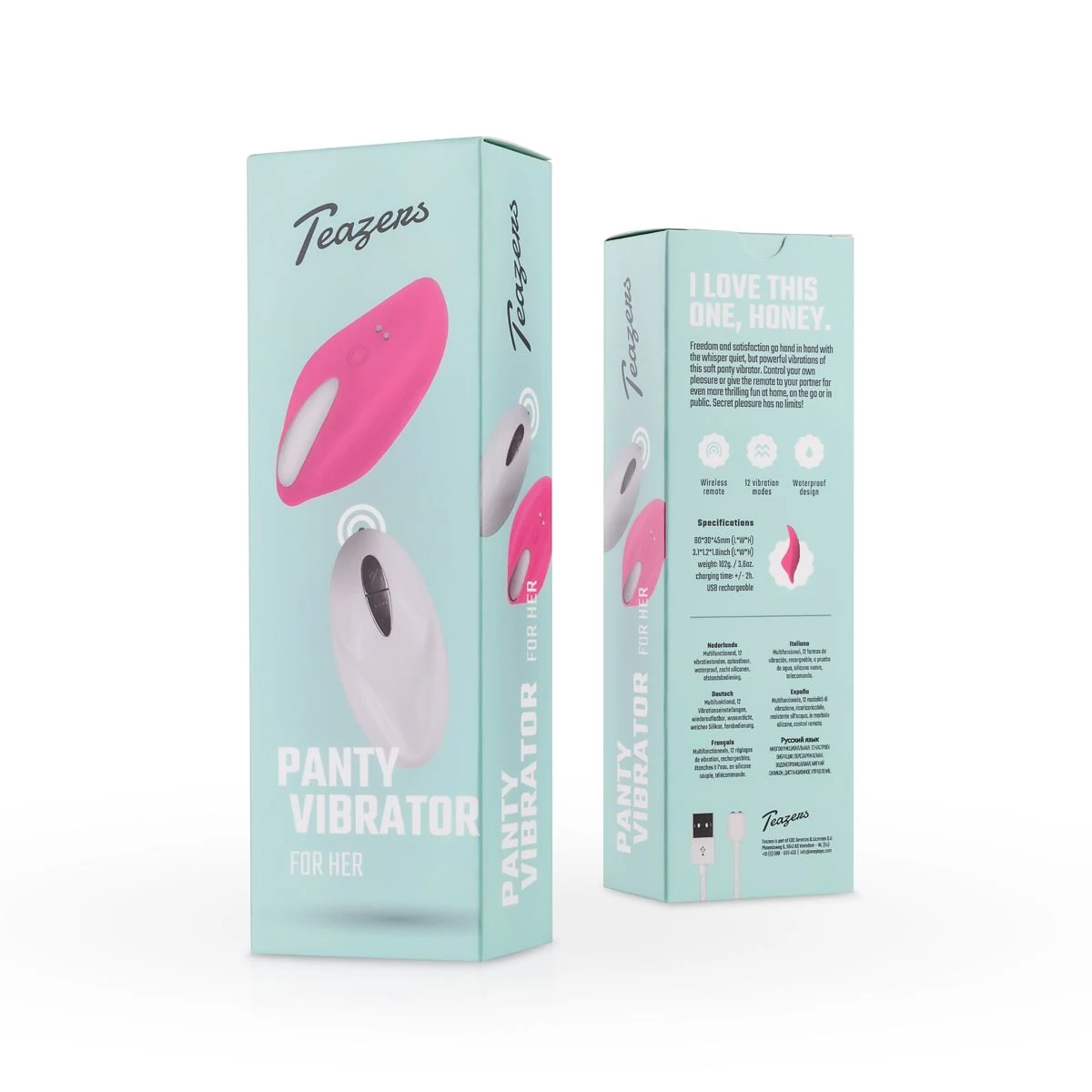 Wasserfester Mini Vibrator in Rosa für Klitorisstimulation