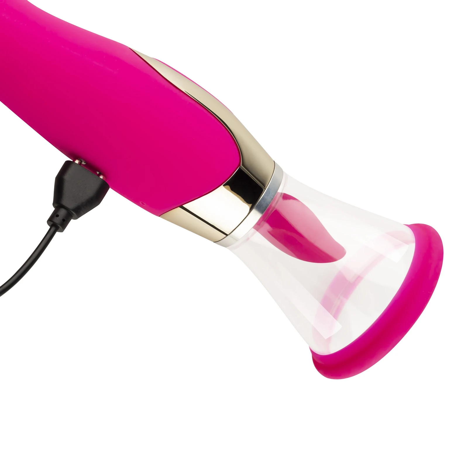 G-Punkt-Vibrator mit Vakuumpumpe, Zunge und separater Funktionssteuerung