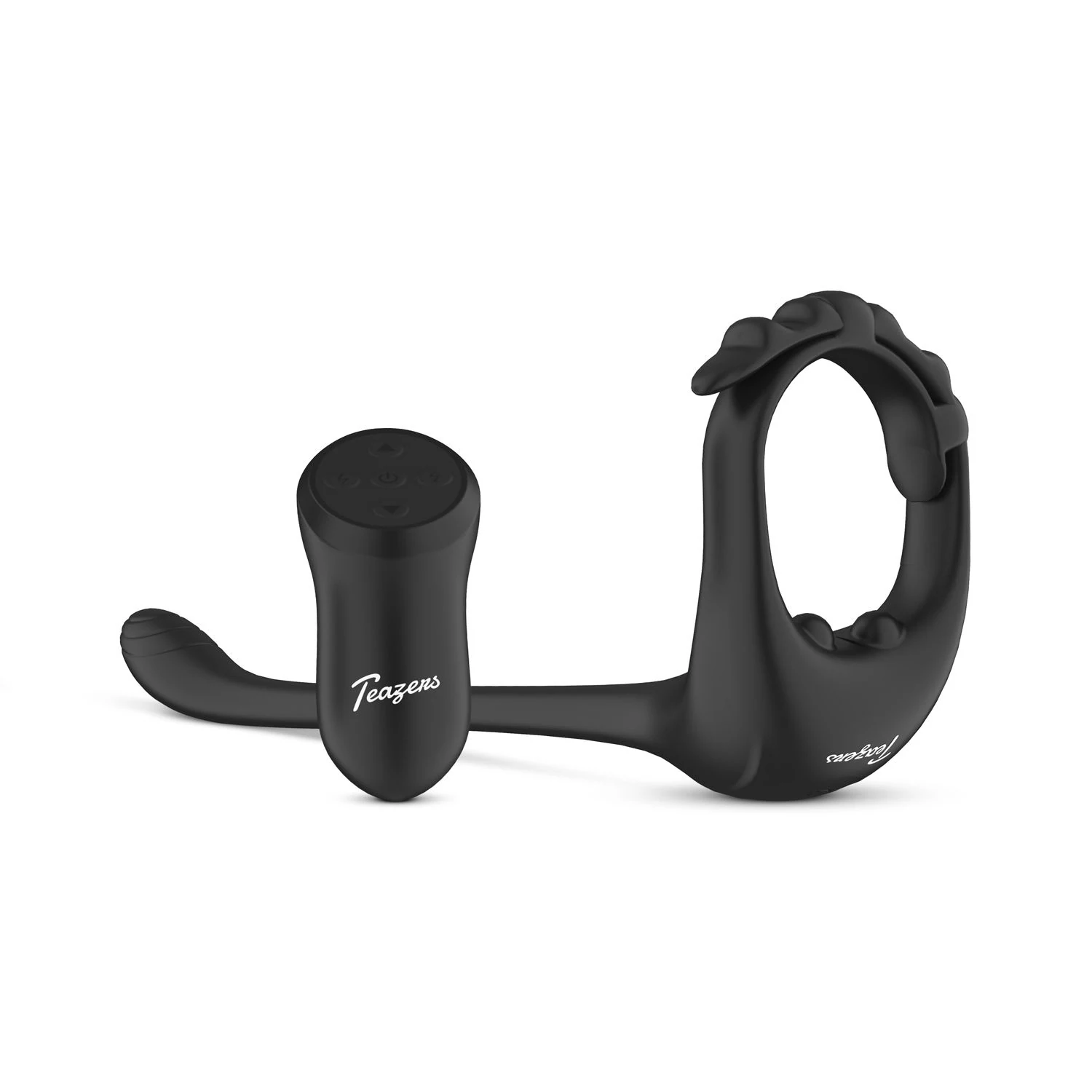 Teazers Prostata-Vibrator mit Fernbedienung in Schwarz für dreifache Stimulation