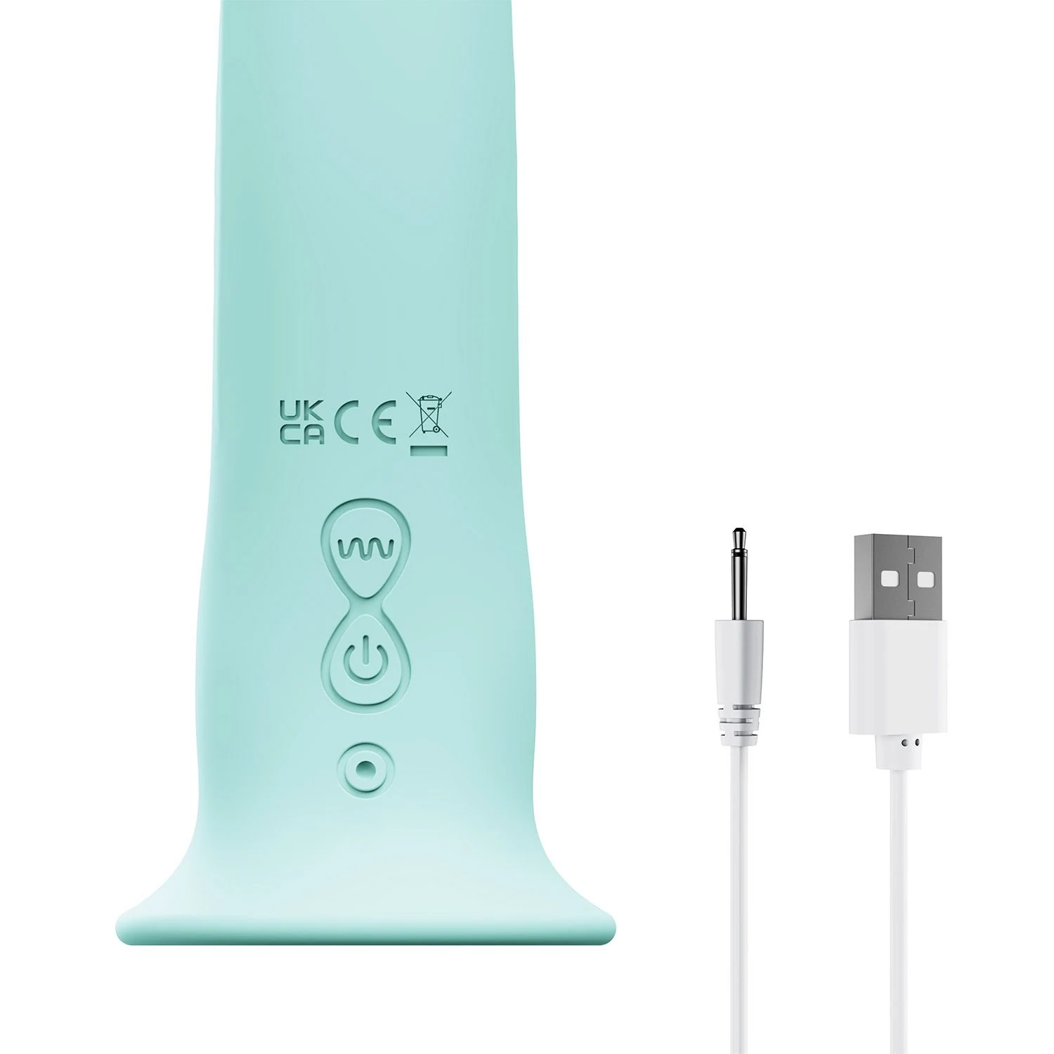 Gebogener Rabbit Vibrator von Teazers für G-Punkt-, Vagina- und Klitorisstimulation