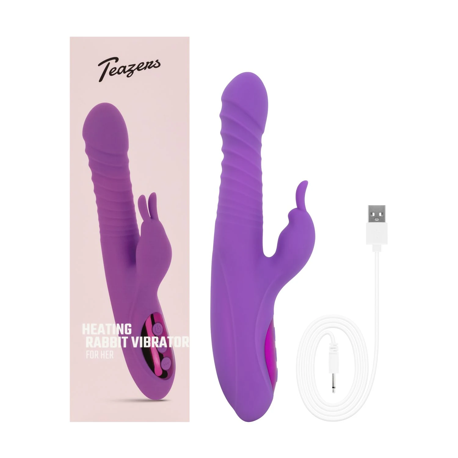 Teazers Rabbit Vibrator für Beginner mit variierenden Vibrationen