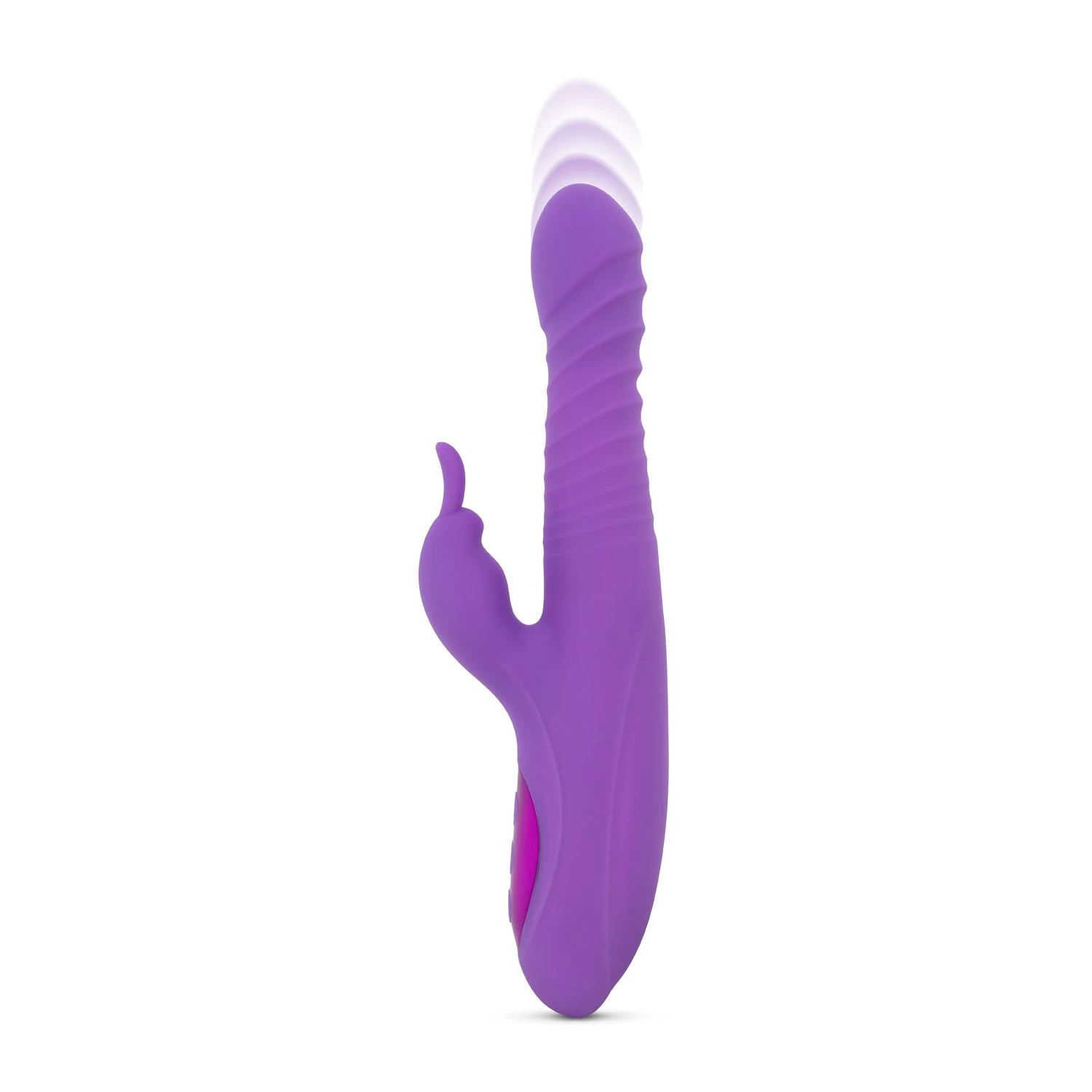 Lila Rabbit Vibrator von Teazers mit flexiblem Rabbit-Arm