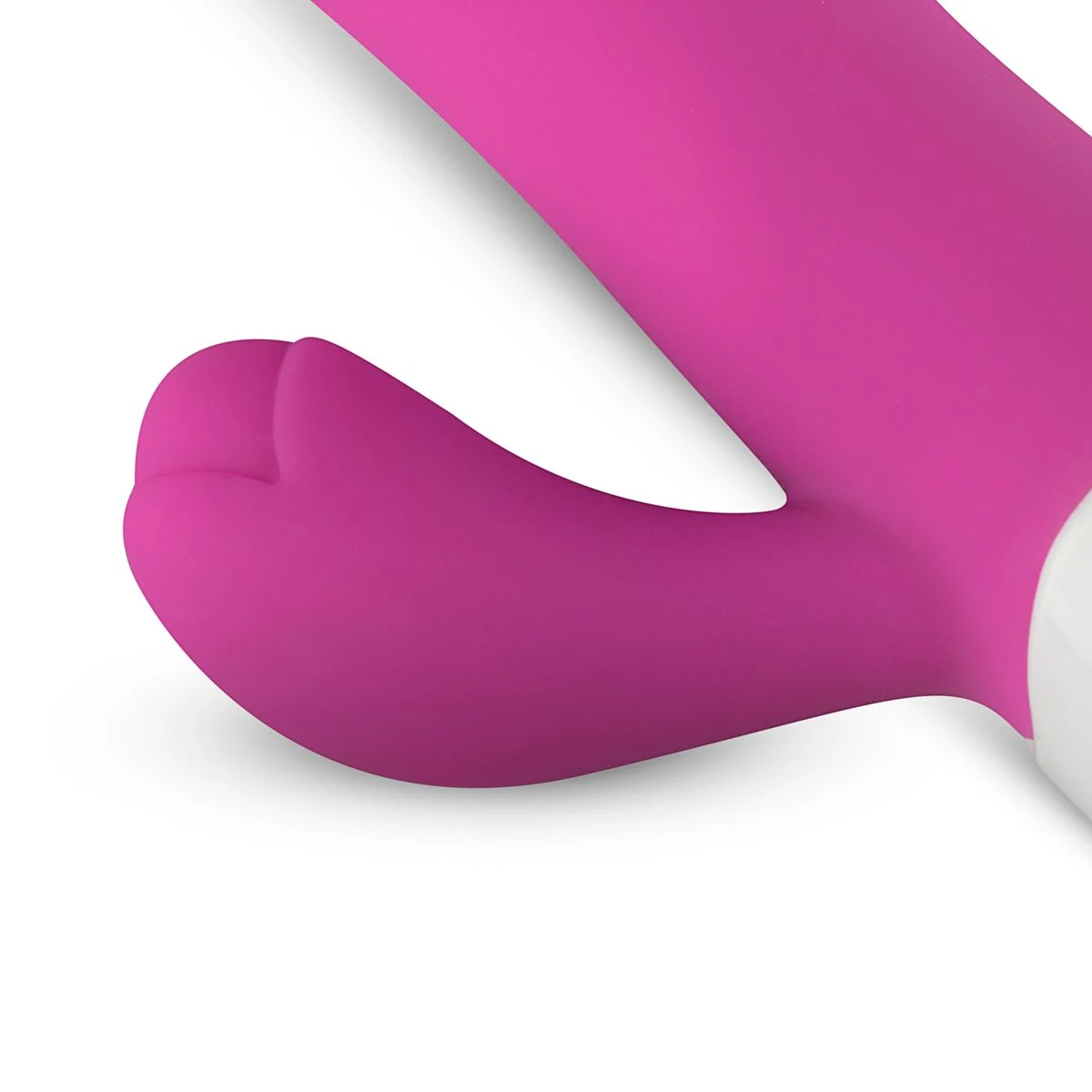 Rabbit Vibrator TEA013 in Rosa mit einfacher Druckknopf-Steuerung