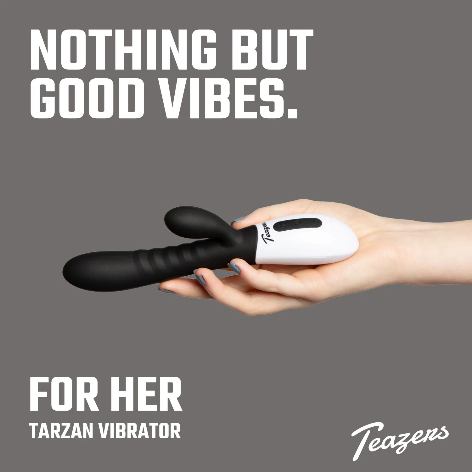 Teazers Rabbit Vibrator für Verwendung mit Gleitmittel auf Wasserbasis