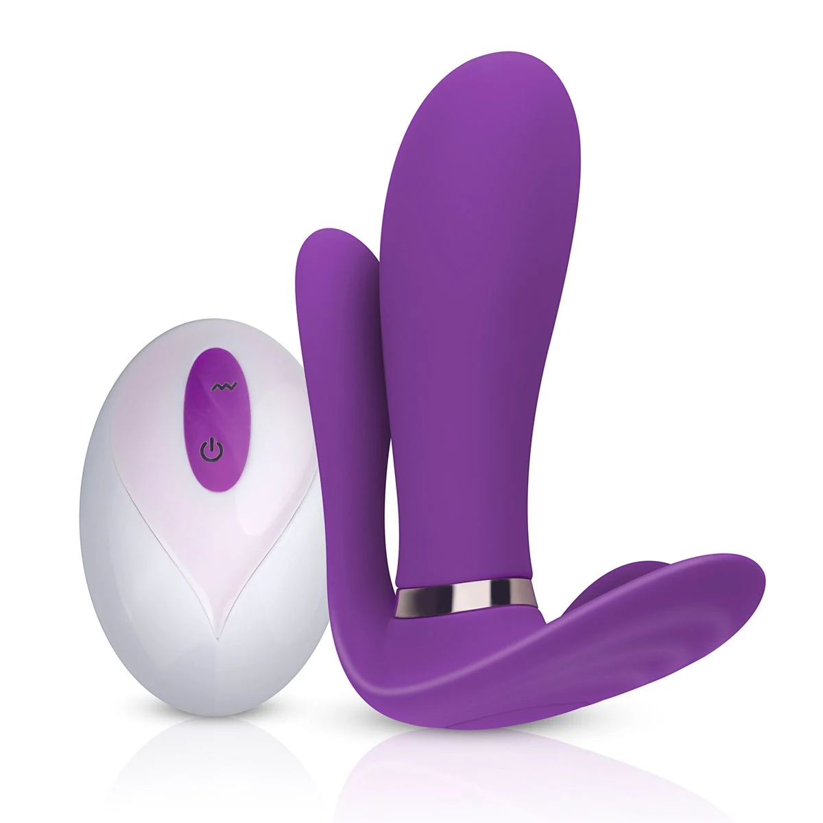 Teazers Remote Pleaser G-Punkt Vibrator in Lila mit kabelloser Fernbedienung