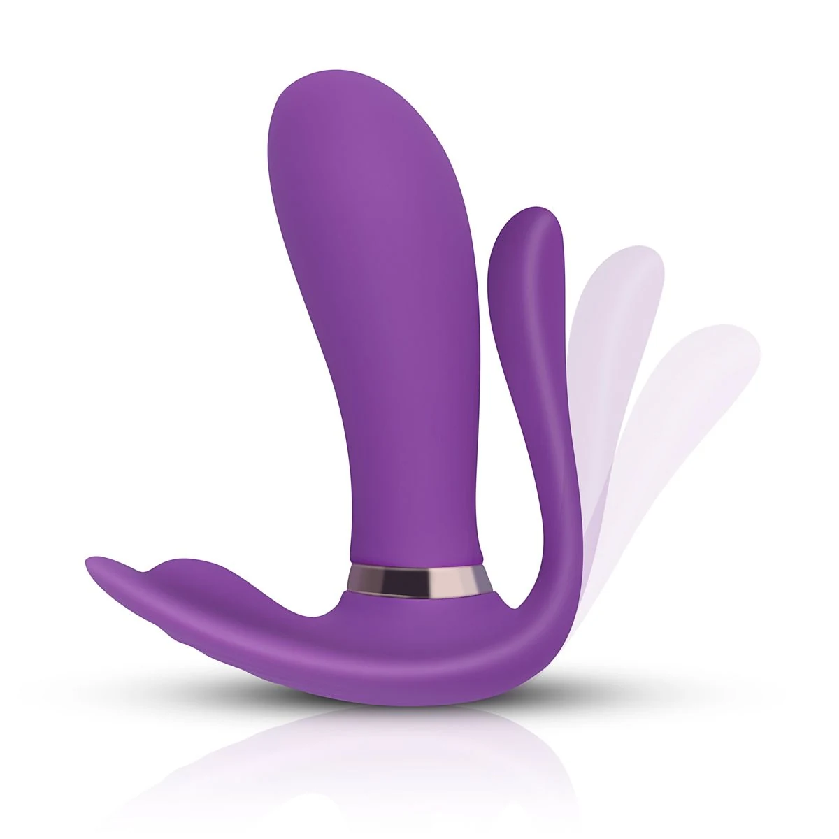 Lila Vibrator von Teazers mit USB-Ladekabel