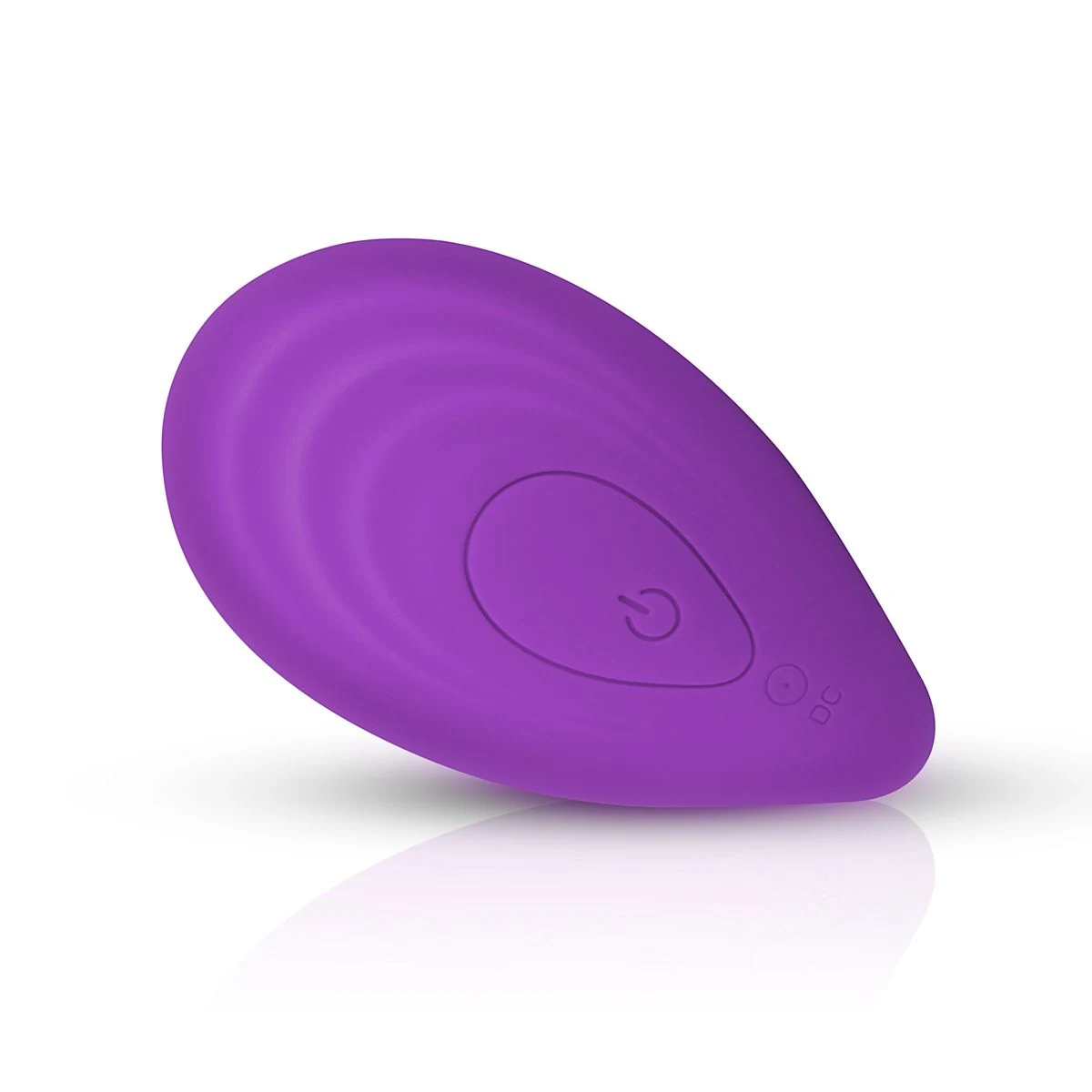 Kompakter lila Vibrator für freihändige Nutzung unter Kleidung