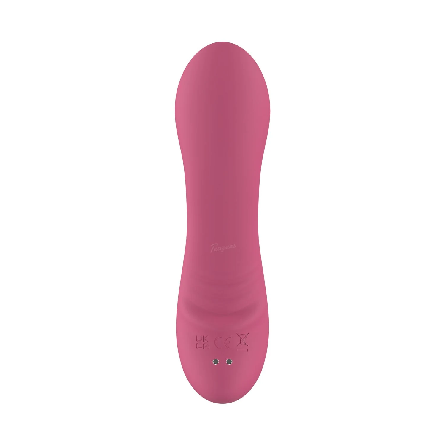 Himbeerrosa Vibrator mit Rolling-Bead-Technologie und mehreren Modi