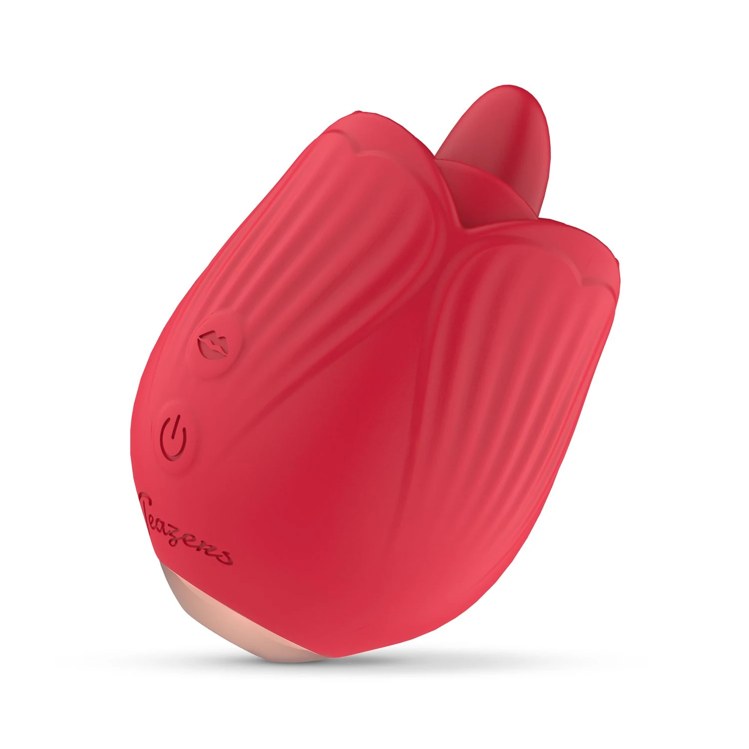 Teazers Rose Vibrator in Rot mit Leckmodus und Vibration für gezielte Klitorisstimulation