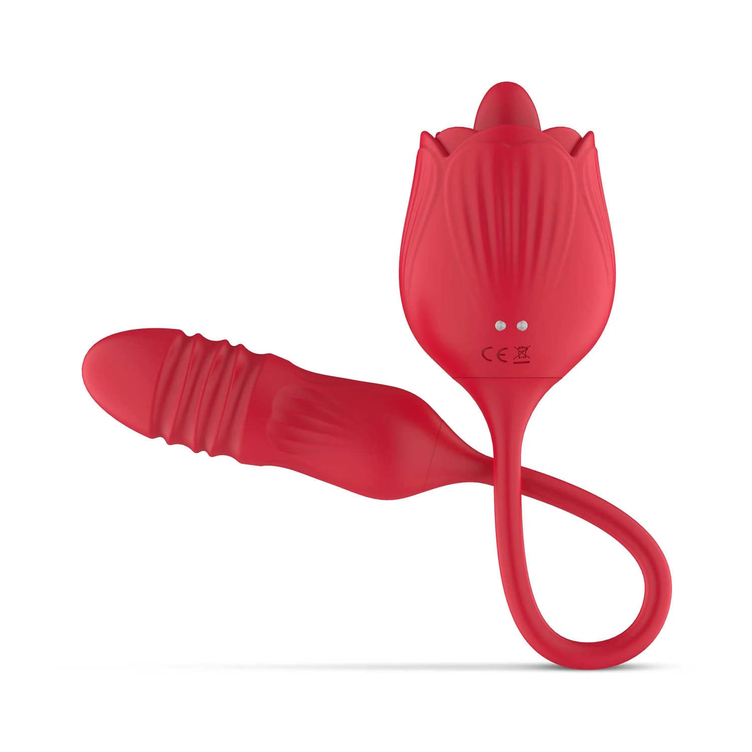 Teazers Vibrator aus Silikon mit stoßender und pulsierender Stimulation