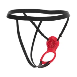 Teazers tragbarer Klitorisstimulator mit Harness in Rot