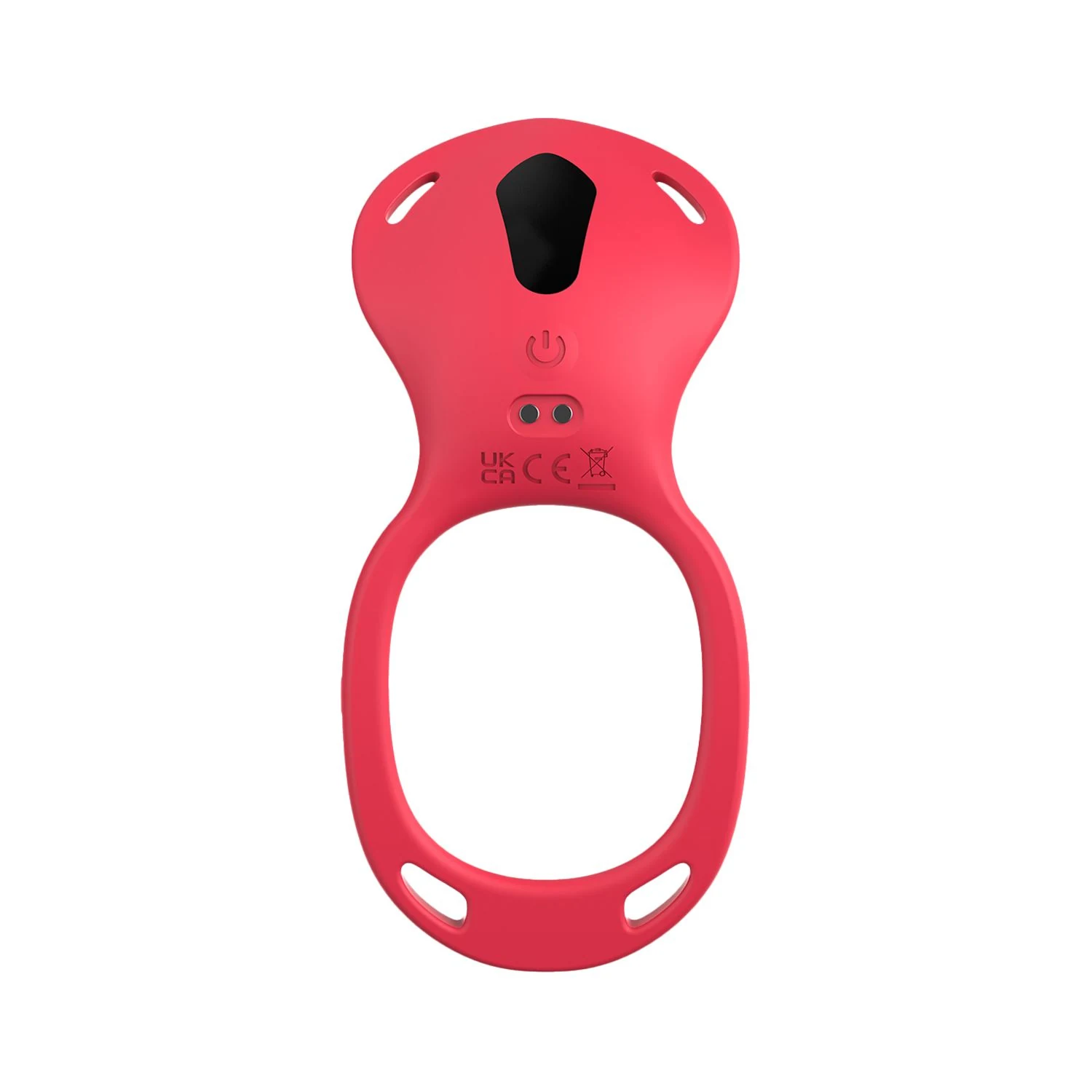 Roter Harness-Stimulator für Klitorisstimulation und Paare