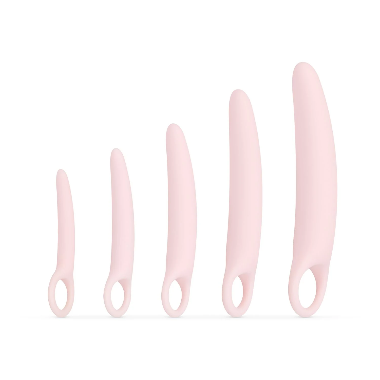 Teazers Vaginal Dilator Set, 5-teilig, rosa und glatt