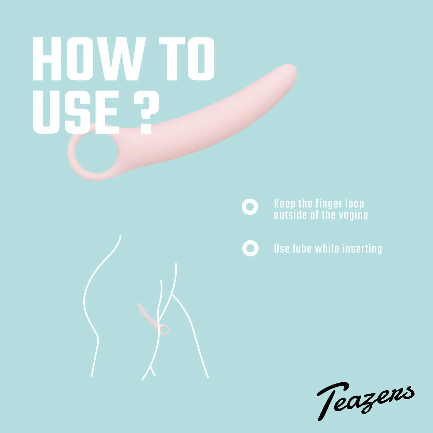 Teazers Dilator Set mit flexiblem Material und praktischen Zugringen