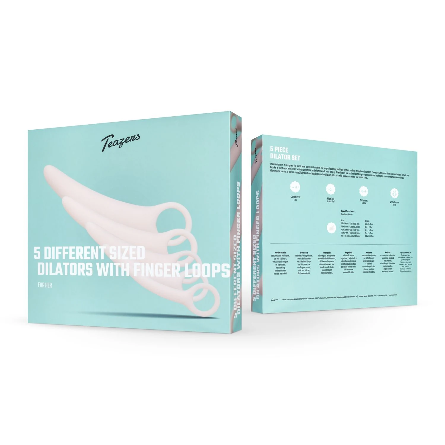 Größerer Teazers Dilator aus Silikon für vaginale Anwendung