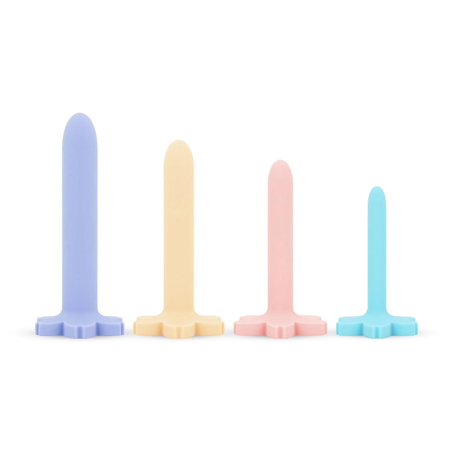 Teazers Vaginaldilatator-Set mit vier Silikon-Dilatoren in verschiedenen Größen