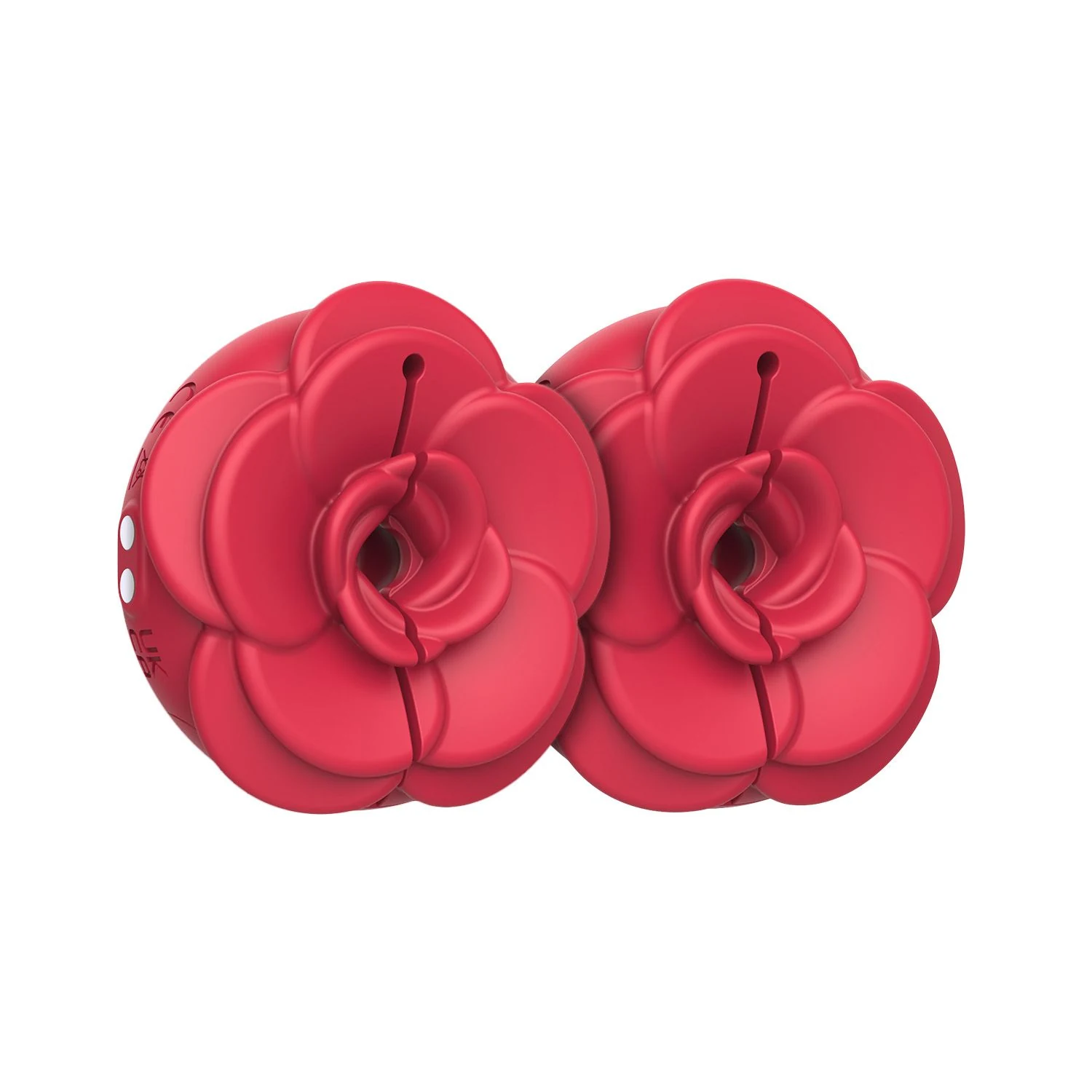 Teazers vibrierende Nippelklemmen in Rot mit weichen Silikonspitzen