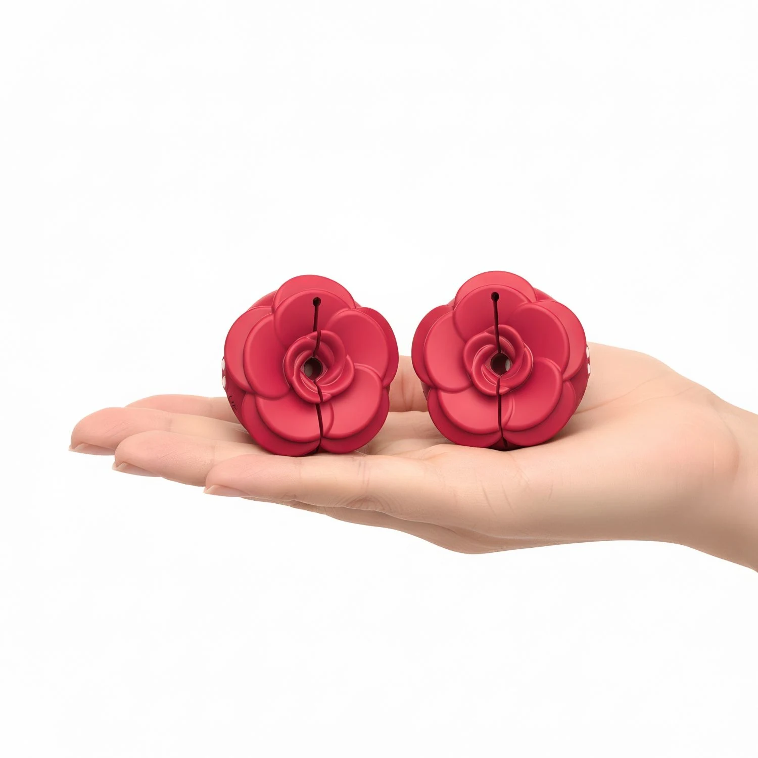 Teazers Nippelklemmen Rot mit Kombination aus Druck und Vibration