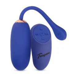Teazers Vibro-Ei mit Fernbedienung in Blau
