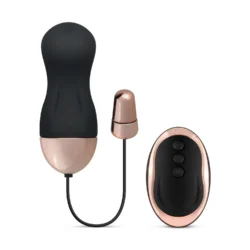 Teazers Vibro Ei mit Fernbedienung in Schwarz, wiederaufladbar und spritzwassergeschützt