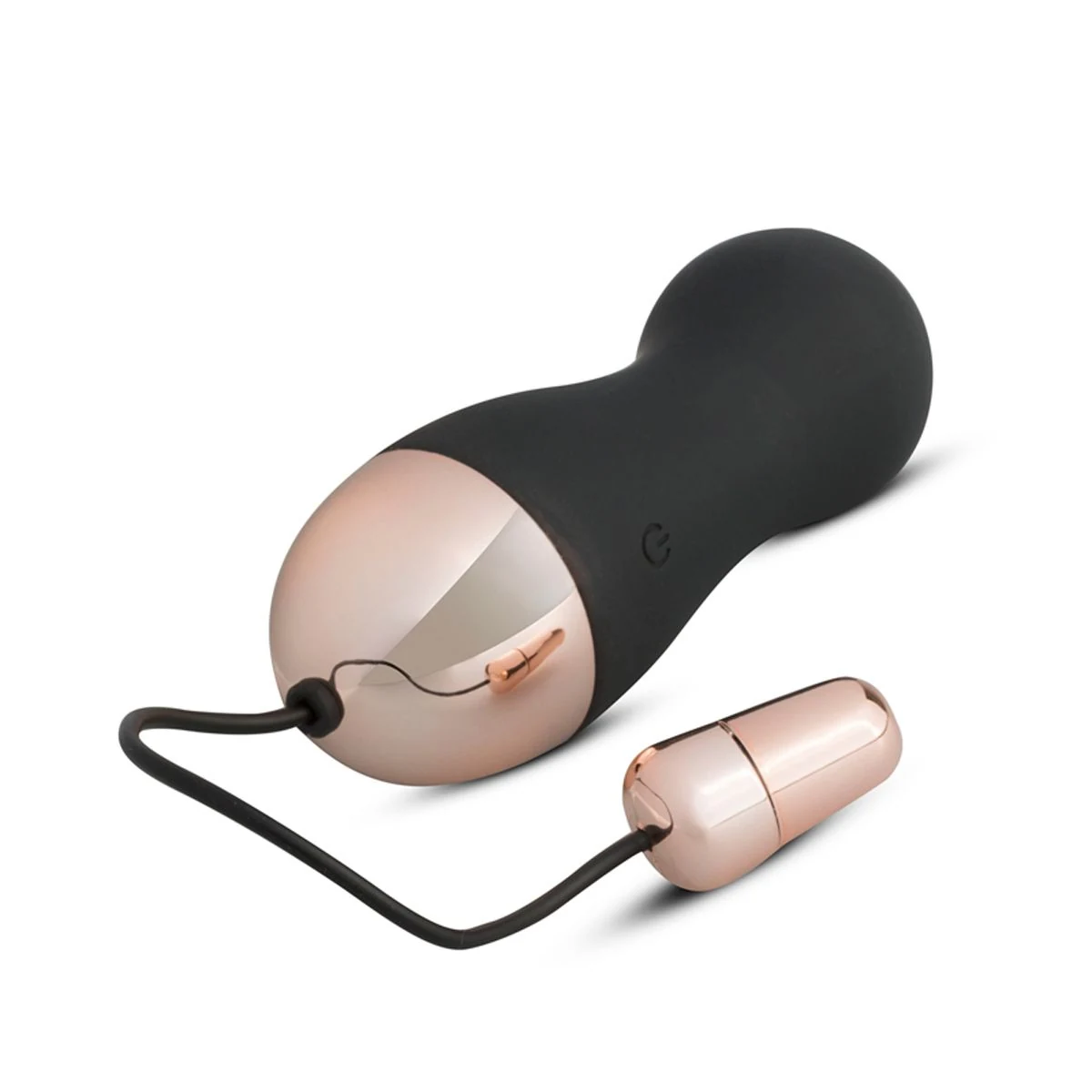 Schwarzes Teazers Ei aus Silikon und ABS mit verstellbarer Vibration